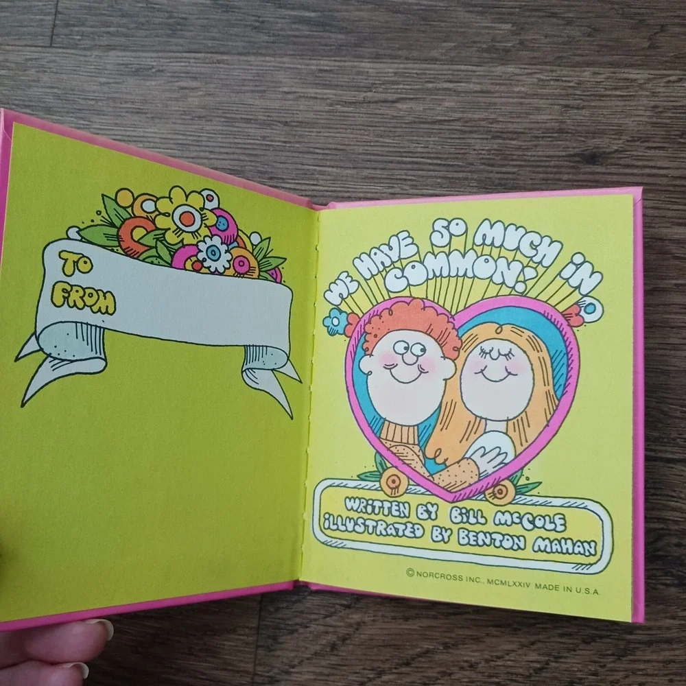 Vtg We Have So Much in Common Norcross Miniature Library Book 1974 McCole Mahan